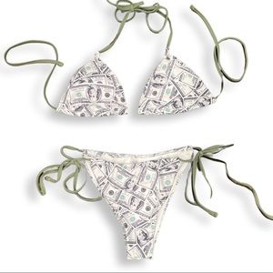 Money bathing suit